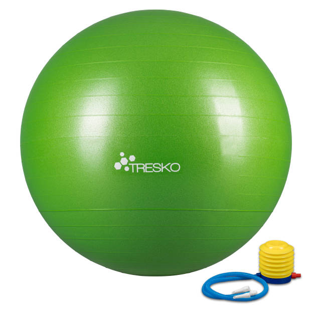 Yogabal Groen 55 cm, Trainingsbal, Pilates, gymbal