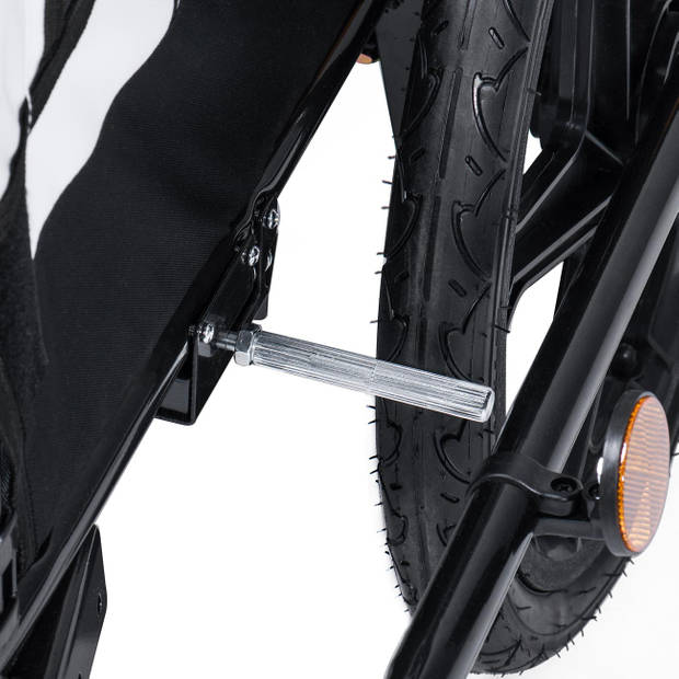 SAMAX 360° draaibare fietskar 2 in1- Jogger - paars - zwart frame- jogger voor 1-2 kinderen-fietsaanhanger