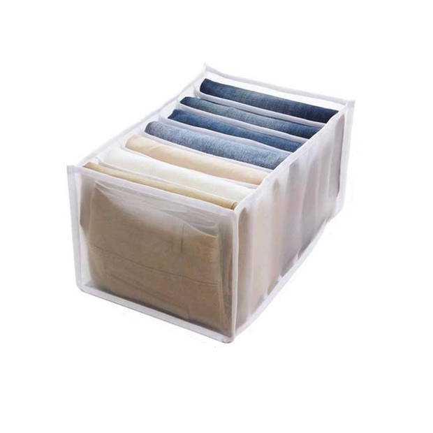 FEDEC Kledingkast Kleding Organizer - 36x25x20cm - Wit