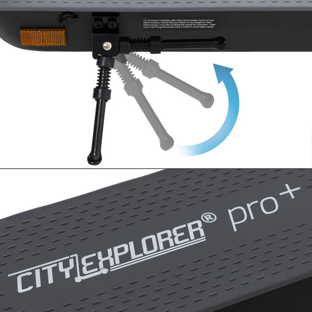 City Explorer Pro+ E-Scooter met weglating 350W