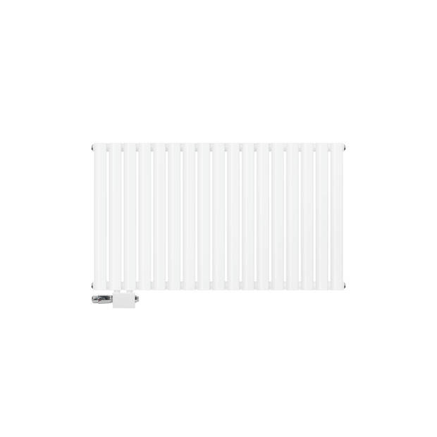 Paneelradiator enkellaags 600x1020 mm Wit incl. universele aansluitset ML-Design