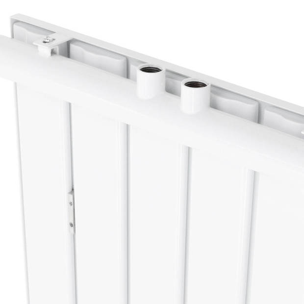 Badkamerradiator 1600x600 mm wit met middenaansluiting ML design