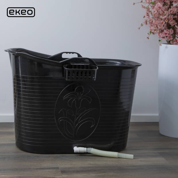 LIFEBATH - Zitbad Nancy - 200L - Bath Bucket - Zwart