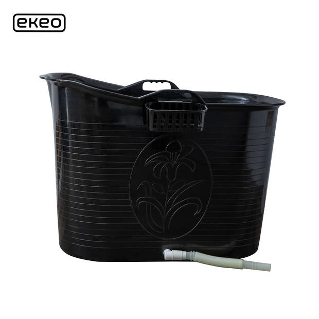 LIFEBATH - Zitbad Nancy - 200L - Bath Bucket - Zwart