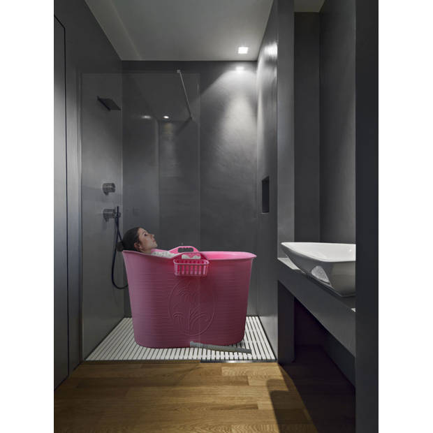 LIFEBATH - Zitbad Nancy - 200L - Bath Bucket - Roze