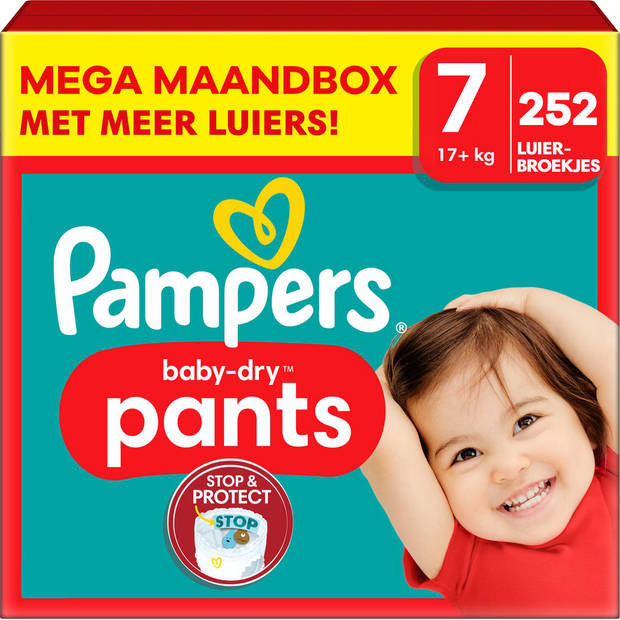 Pampers - Baby Dry Pants - Maat 7 - Mega Maandbox - 252 stuks - 17+ KG