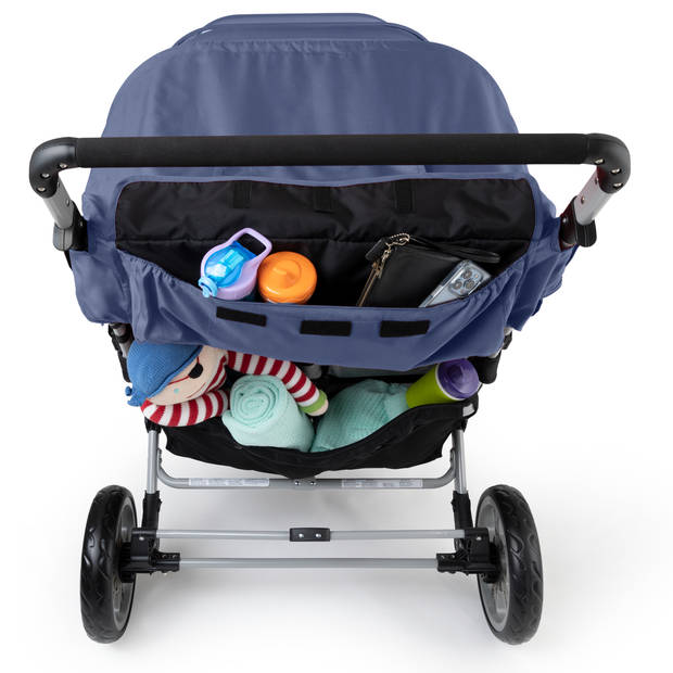 GAGGLE Jamboree Kinderwagen voor 6 kinderen Buggy met zonnekap in Blauw