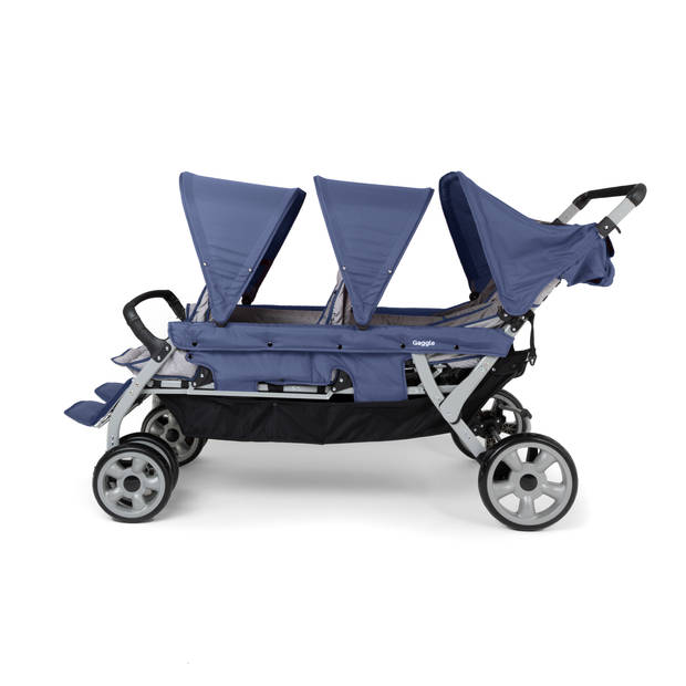 GAGGLE Jamboree Kinderwagen voor 6 kinderen Buggy met zonnekap in Blauw