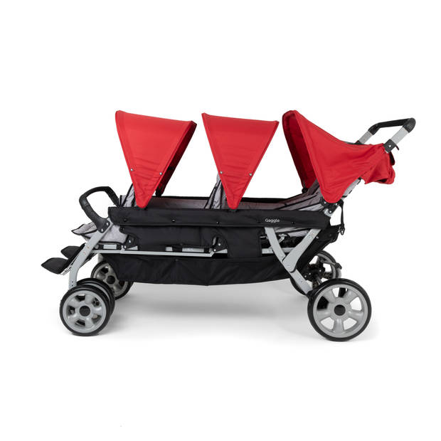 GAGGLE Jamboree Kinderwagen voor 6 kinderen Buggy met zonnekap in Blauw