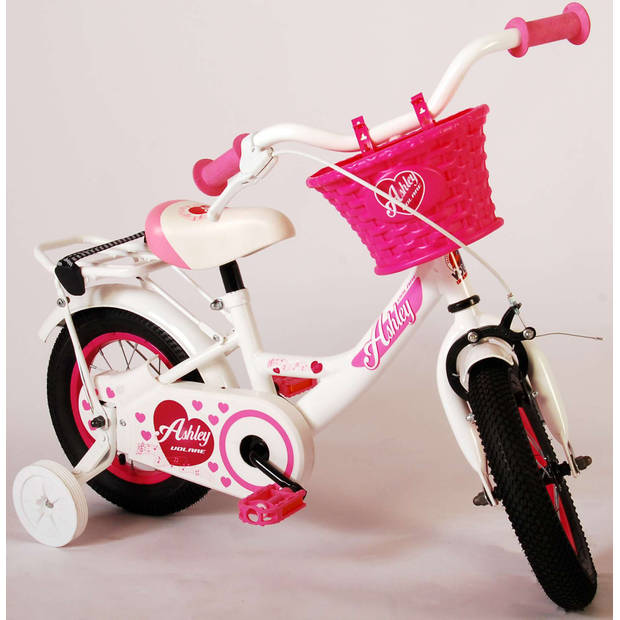 Volare Ashley Kinderfiets - Meisjes - 12 inch - Wit