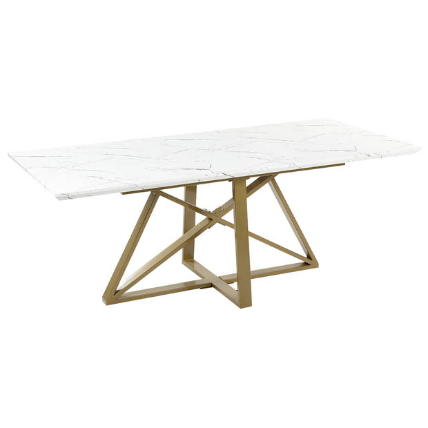 Beliani MAXIMUS - Eettafel-Wit-MDF