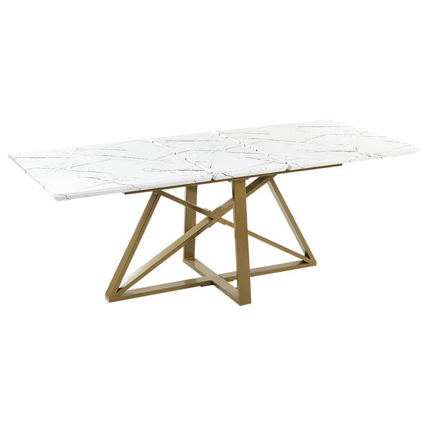 Beliani MAXIMUS - Eettafel-Wit-MDF