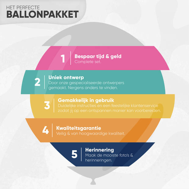 Fissaly® 40 stuks Goud & Wit Helium Ballonnen met Lint – Verjaardag Versiering Decoratie – Papieren Confetti – Latex