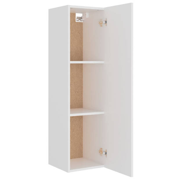 The Living Store Tv-meubelset Classic - 2x 100x30x30 cm - 2x 30.5x30x110 cm - wit