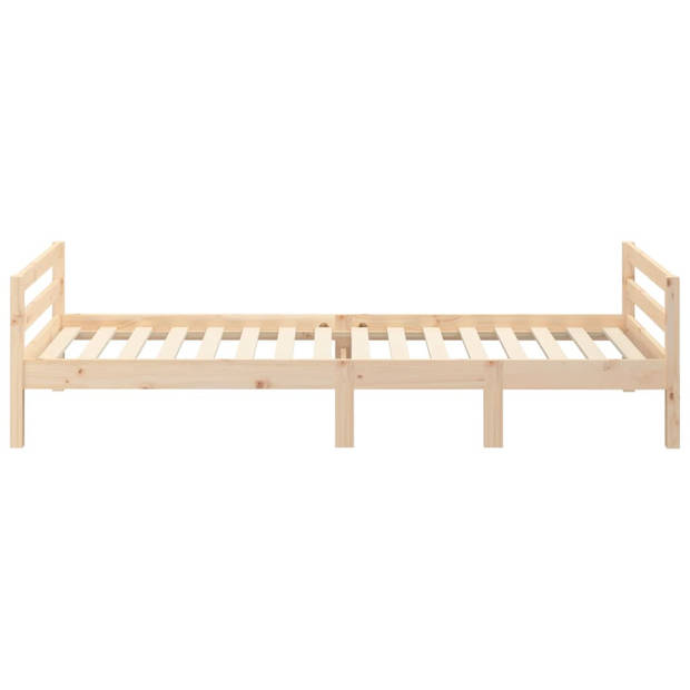 vidaXL Bedframe massief grenenhout 80x200 cm