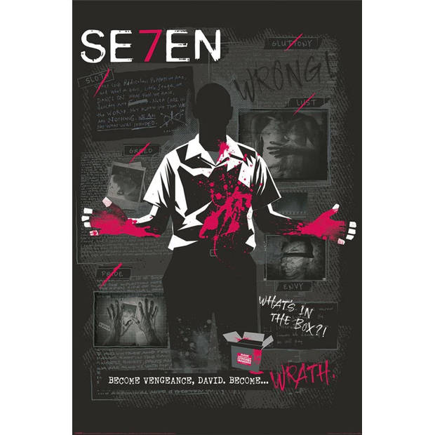 Poster Warner Bros Se7en 61x91,5cm