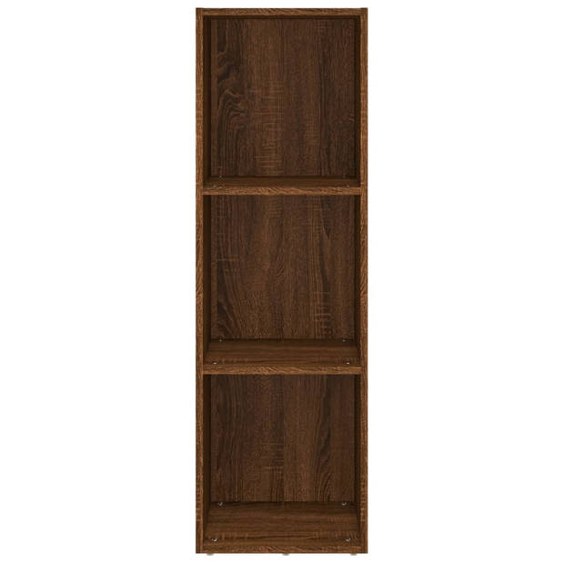 vidaXL Boekenkast/tv-meubel 36x30x114 cm bruin eikenkleur