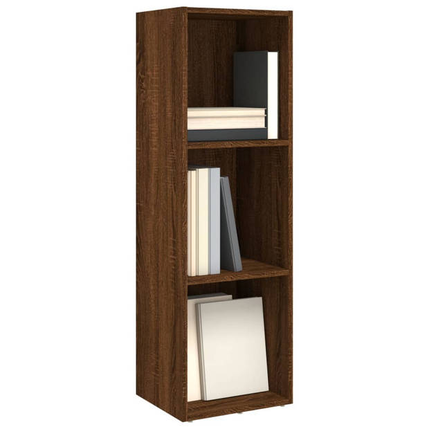 vidaXL Boekenkast/tv-meubel 36x30x114 cm bruin eikenkleur