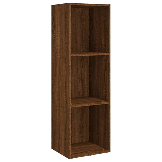 vidaXL Boekenkast/tv-meubel 36x30x114 cm bruin eikenkleur