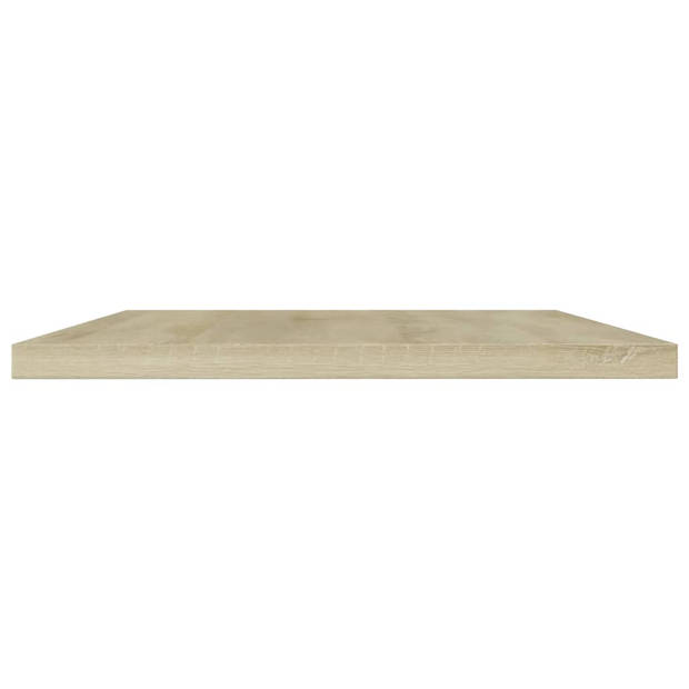 vidaXL Wandschappen 4 st 60x20x1,5 cm spaanplaat sonoma eikenkleurig