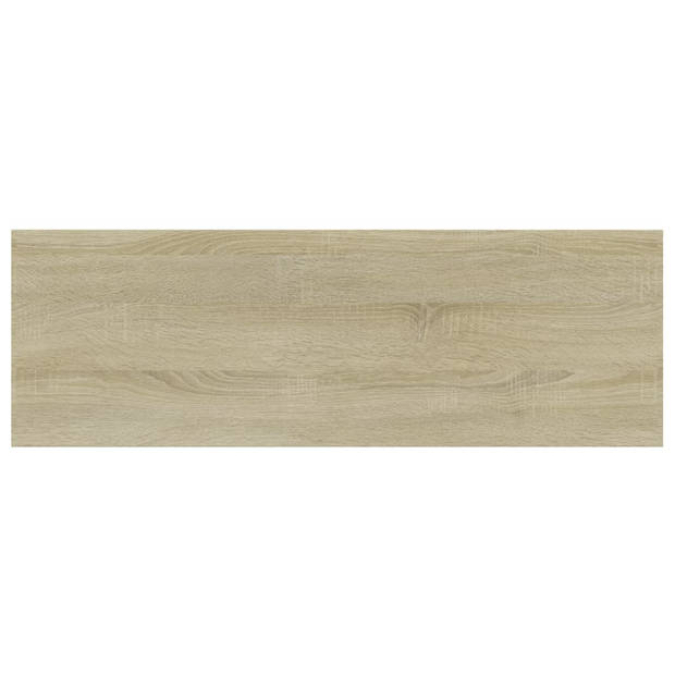 vidaXL Wandschappen 4 st 60x20x1,5 cm spaanplaat sonoma eikenkleurig