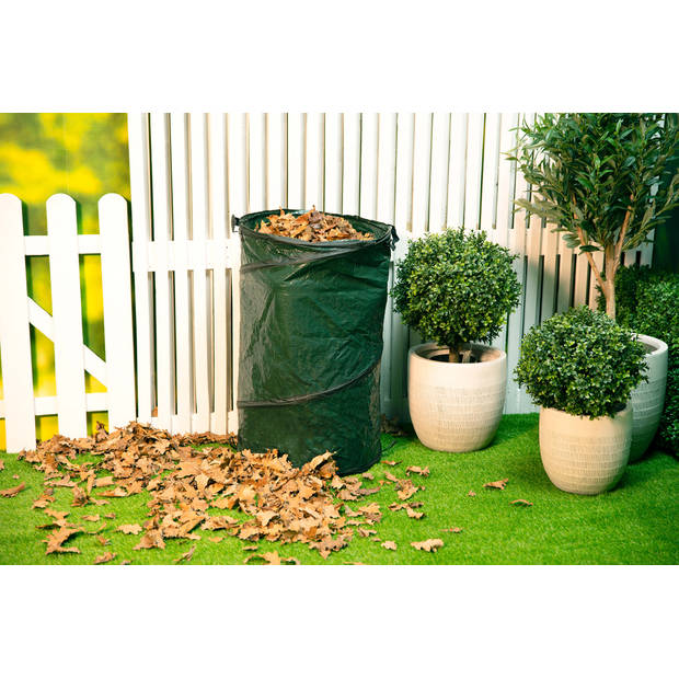 BLACK+DECKER Tuinafvalzak - Opvouwbaar - 45x75 CM - 120 L - Groen