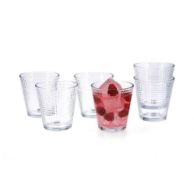 Glazenset Quid Lina Transparant Glas 6 Onderdelen 250 ml