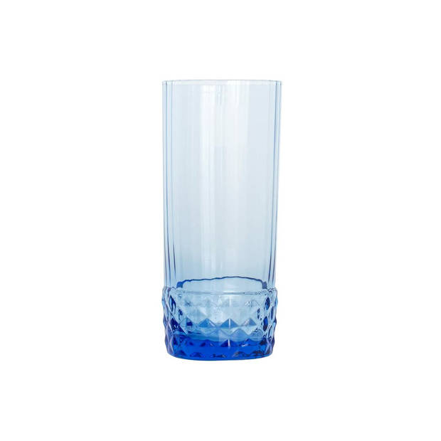 Glazenset Bormioli Rocco America'20s Blauw 6 Stuks Glas (400 ml)