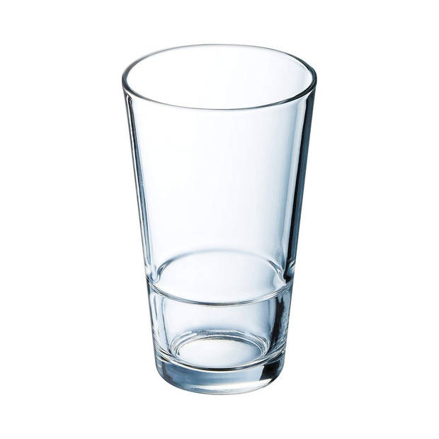 Glazenset Arcoroc Stack Up Transparant Glas (470 ml) (6 Stuks)