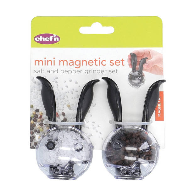 Peper en zoutstel Mini Magnetics ABS (2 Stuks)