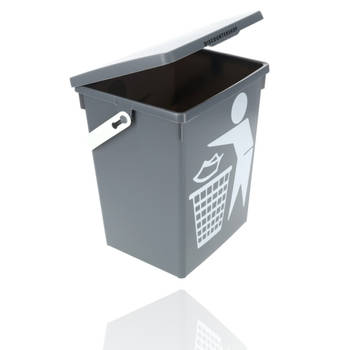 Mini Dustbin with Lid 4.5Liter Compact Mini Desktop Plastic Dustbin for Kitchen, Table, and Desk 100% BIO Recyclable