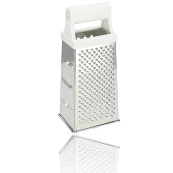 Multifunctional Mini Cheese Grater Of Stainless Steel In Silver Extra Sharp Kitchen Grater For Cheese, Lemon,