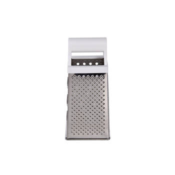 Handige Blokrasp - Zilver - Kaasrasp - Keukenrasp - RVS Materiaal - Ideaal voor Keukenliefhebbers - 24.5x10.5x8.5cm