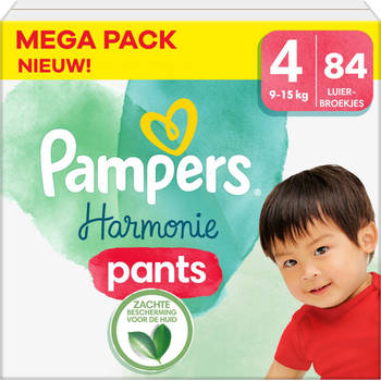 Pampers - Harmonie Pants - Maat 4 - Mega Pack - 84 stuks - 9/15 KG
