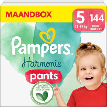 Pampers - Harmonie Pants - Maat 5 - Maandbox - 144 stuks - 12/17 KG