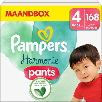 Pampers - Harmonie Pants - Maat 4 - Maandbox - 168 stuks - 9/15 KG
