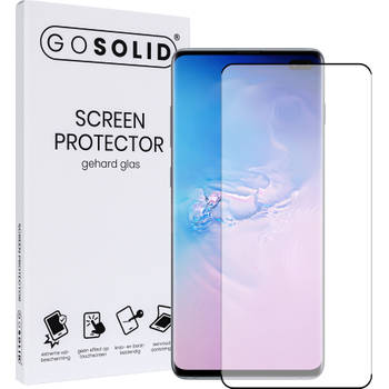 GO SOLID! Samsung Galaxy S10 Plus screenprotector gehard glas