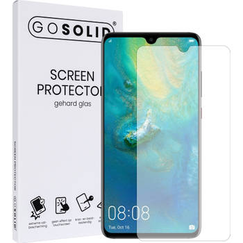 GO SOLID! screenprotector voor Huawei Mate 20 gehard glas
