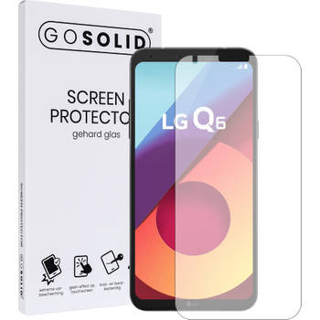 GO SOLID! LG Q6 screenprotector gehard glas