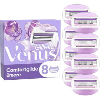 Gillette Venus Comfortglide Breeze Scheermesjes Voor Vrouwen - 8 Navulmesjes