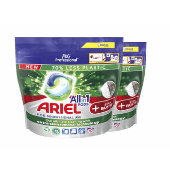 Ariel All-in-1 pods Stain Buster- 2x70 Wasbeurten - Voordeelverpakking