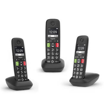 Gigaset E290R trio - draadloze senioren huis telefoon