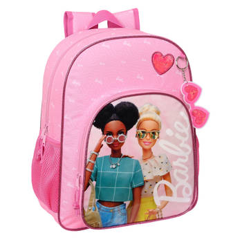 Blokker Schoolrugzak Barbie Girl Roze (32 x 38 x 12 cm) aanbieding