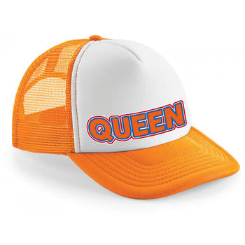 Koningsdag oranje snapback - queen - voor volwassenen - Verkleedhoofddeksels