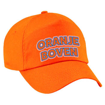 Oranje boven pet - Koningsdag pet oranje - unisex - Verkleedhoofddeksels