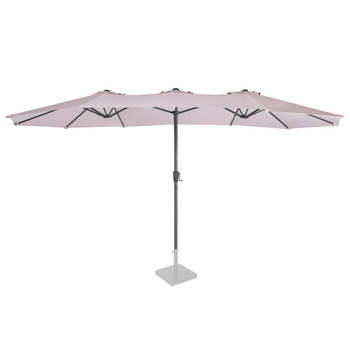 VONROC Parasol Iseo - 460x270cm - Premium parasol Beige