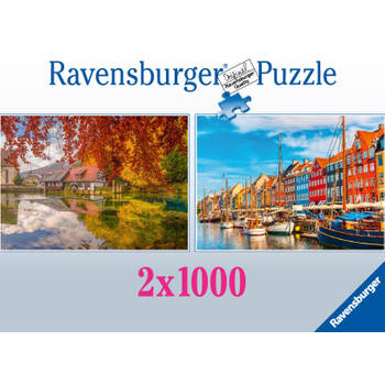 Ravensburger puzzel watermolen en Kopenhagen