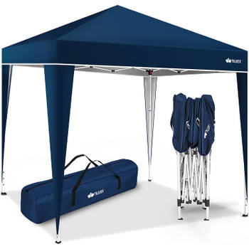 Tillvex Partytent 3 x 3 meter, pop up tent, blauw