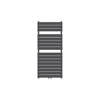 Badkamer radiator Stoom 1200x600 mm antraciet met middenaansluiting