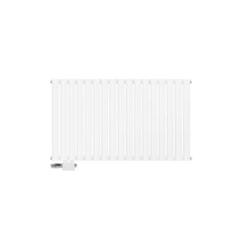 Paneelradiator enkellaags 600x1020 mm Wit incl. universele aansluitset ML-Design